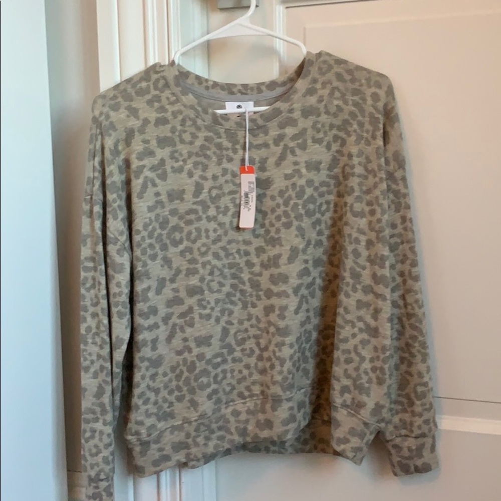 Sundry Cheetah Sweater